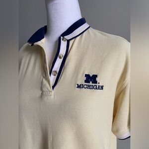Izod Club Women’s University of Michigan XL Cotton Polo Top